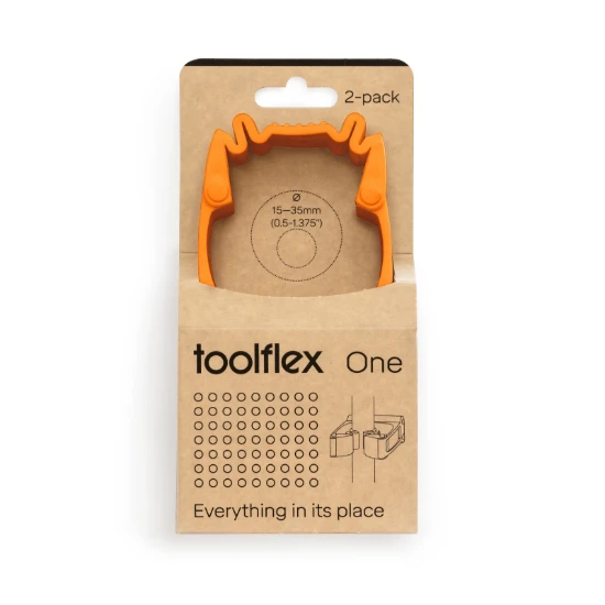Toolflex One Gereedschapshouder Oranje 15-35 mm (2 stuks)