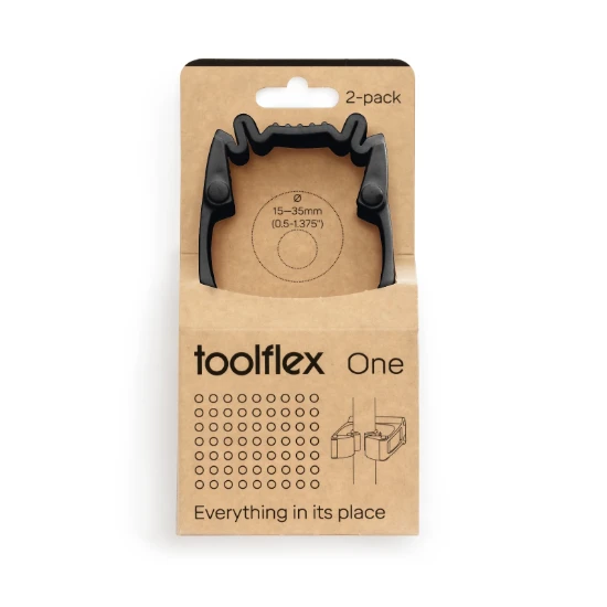 Toolflex One Gereedschapshouder Zwart 15-35 mm (2 stuks)