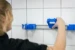 Toolflex One Aluminium Rail Blauw 540 mm - met 3 houders