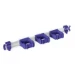 Toolflex One Aluminium Rail Paars 540 mm - met 3 houders