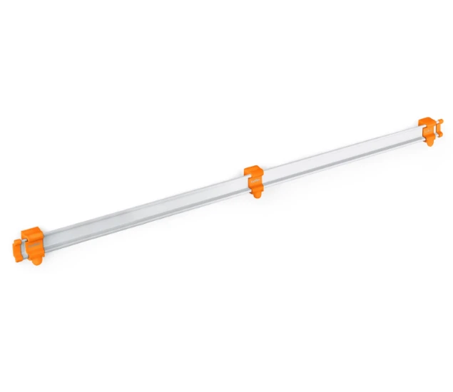 Toolflex One Aluminium Rail Oranje 940 mm - met 5 houders