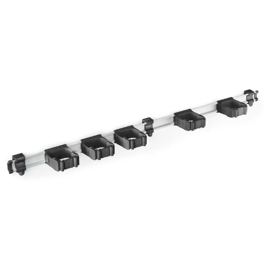 Toolflex One Aluminium Rail Zwart 940 mm - met 5 houders
