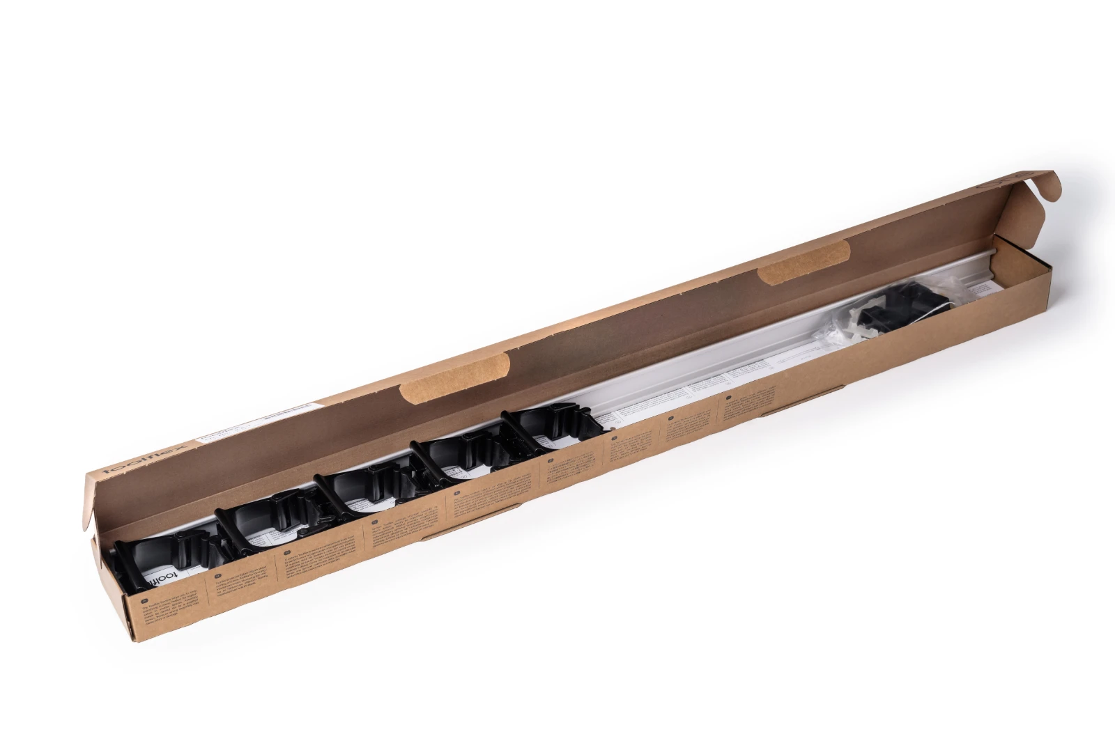 Toolflex One Aluminium Rail Zwart 940 mm - met 5 houders