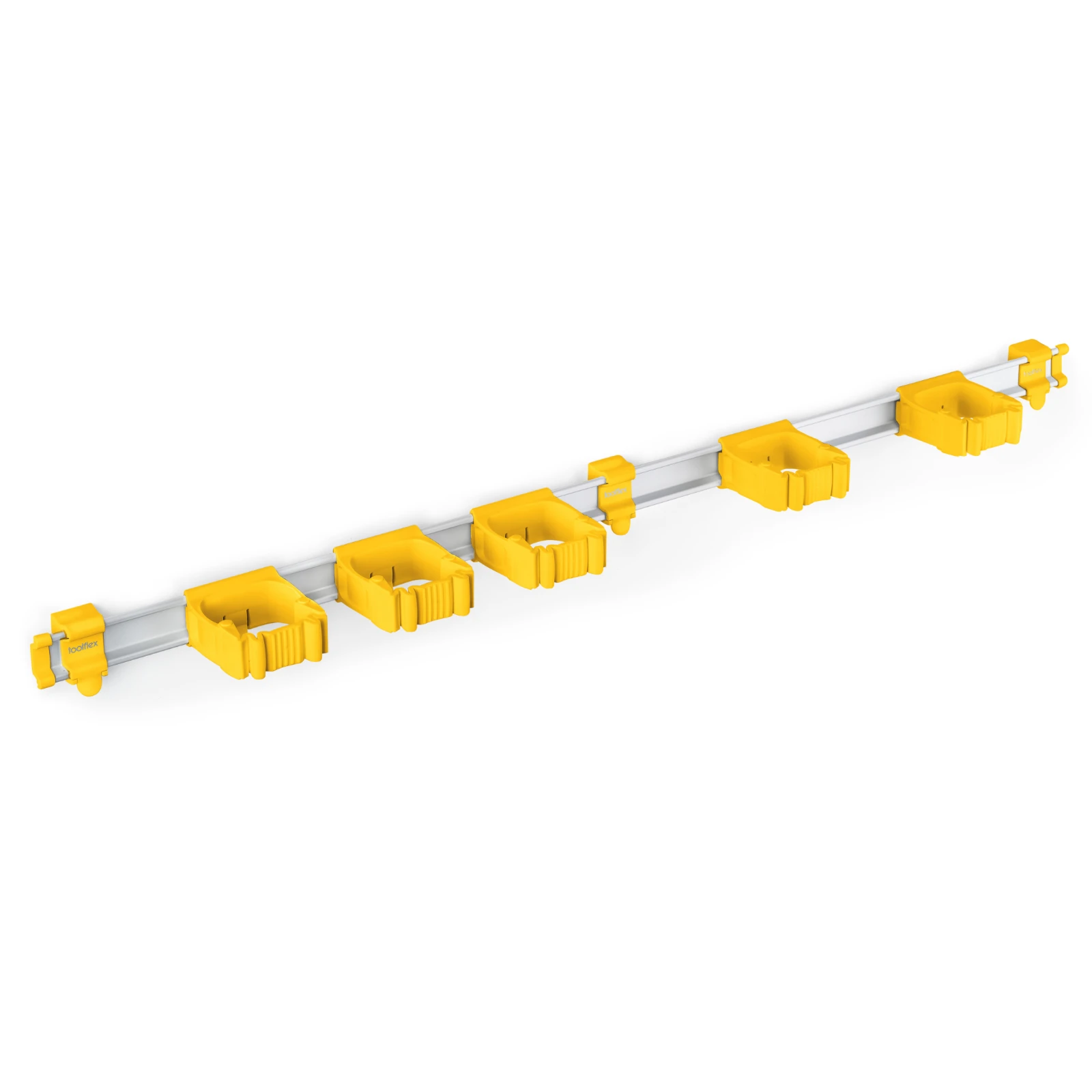 Toolflex One Aluminium Rail Geel 940 mm - met 5 houders