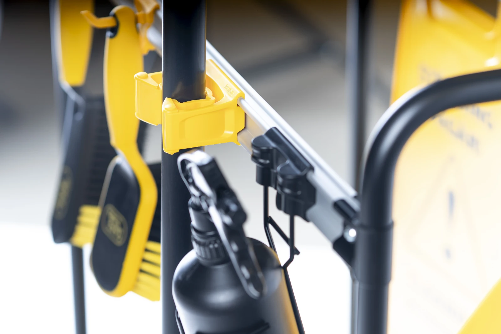 Toolflex One Utility Schoonmaakwagen Zwart - dubbel