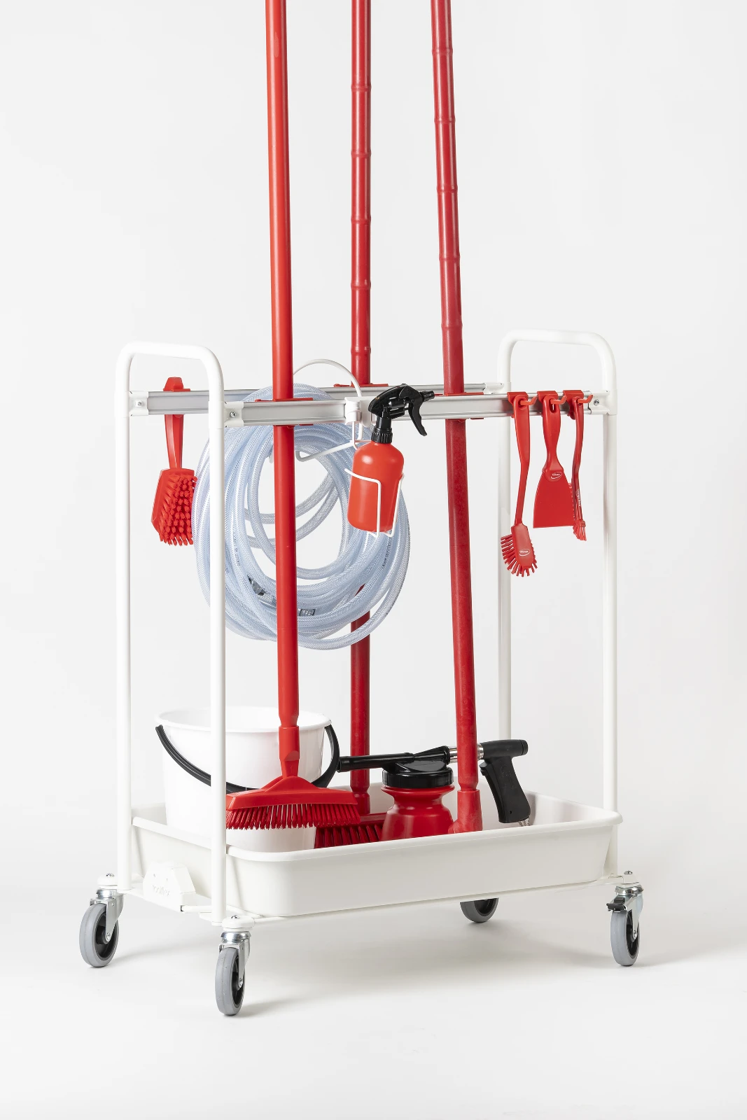 Toolflex One Utility Schoonmaakwagen Wit - dubbel