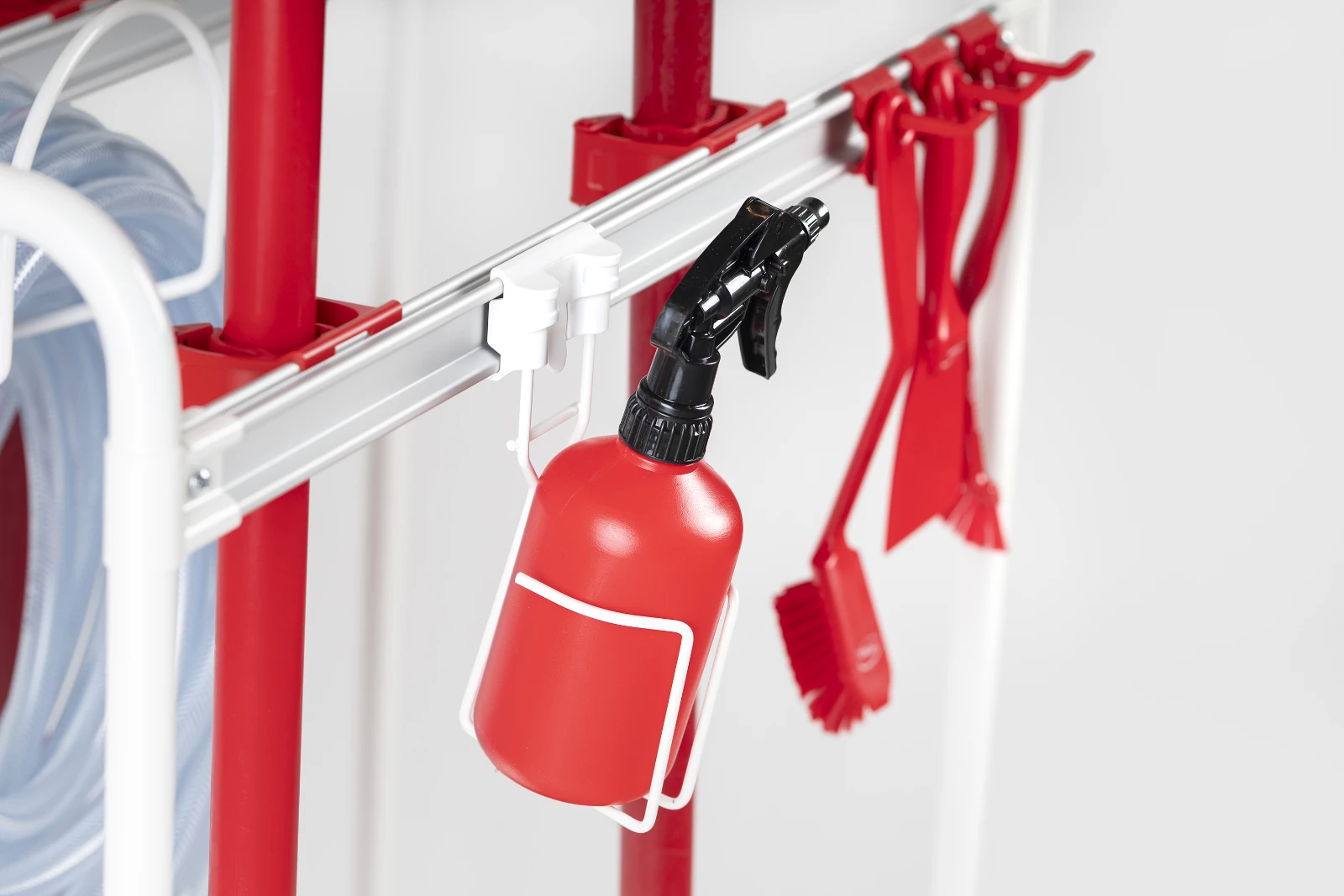 Toolflex One Utility Schoonmaakwagen Wit - dubbel