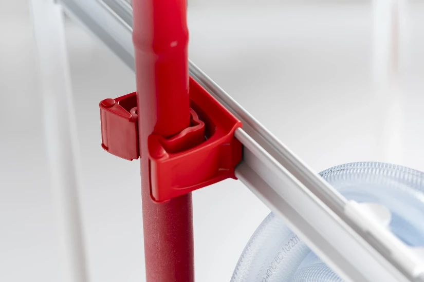 Toolflex One Utility Schoonmaakwagen Wit - dubbel