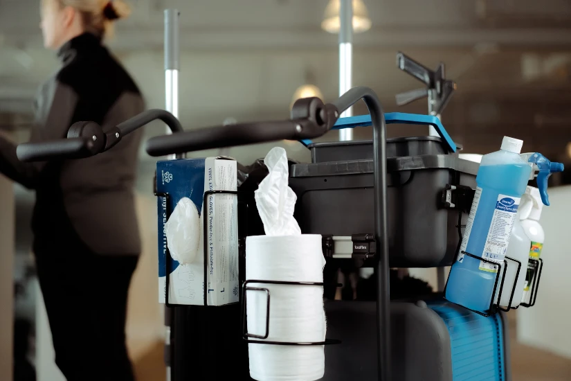 Toolflex One Houder voor Schoonmaakdoekjes en Poetsrollen Zwart
