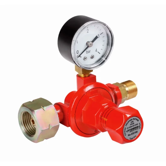 Rothenberger Propaan drukregelaar 0,5-4 bar G 3/8" LH - met manometer