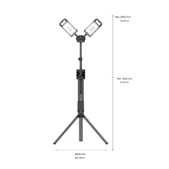 Scangrip Werklamp Tower 8 Connect met statief