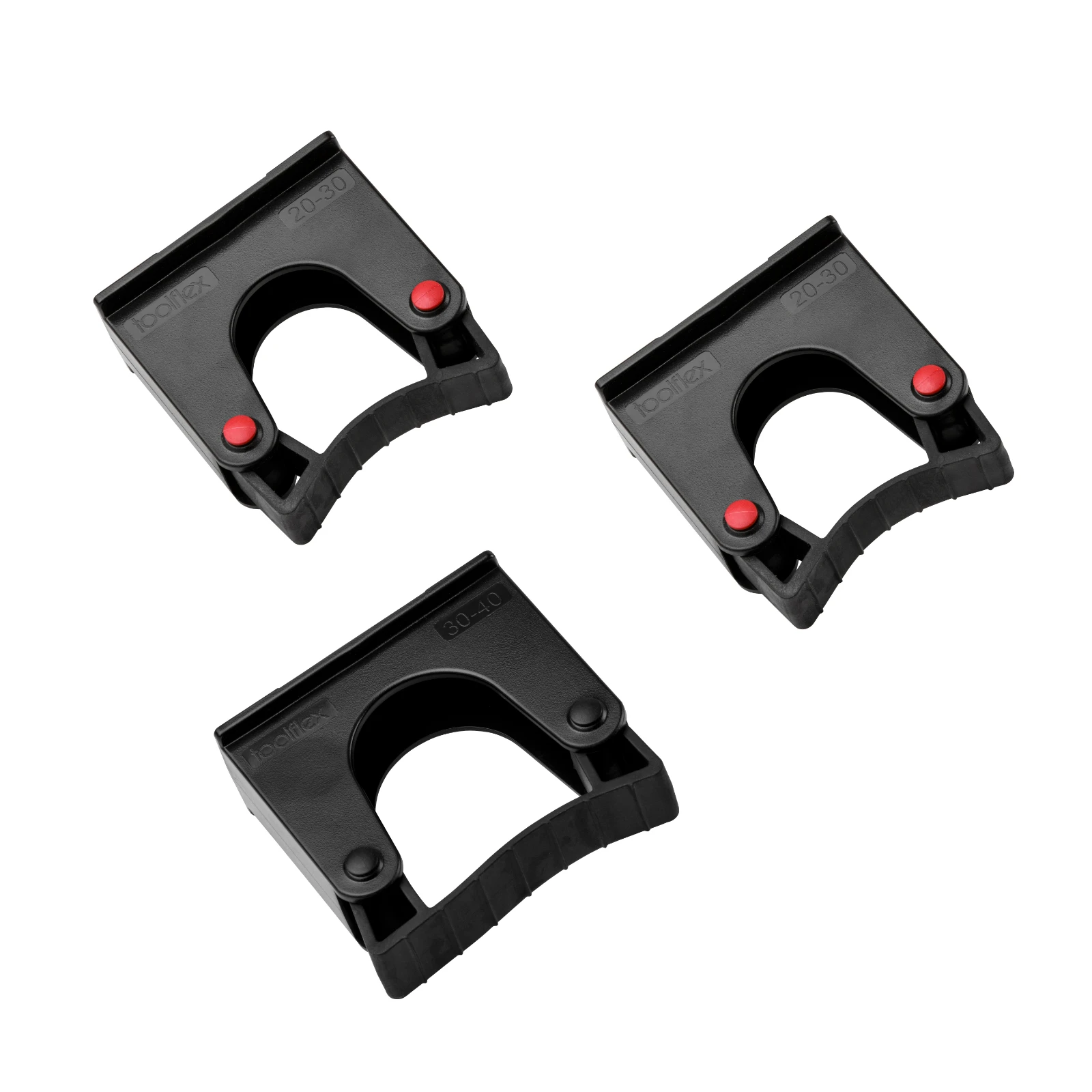 Toolflex Original Aluminium Rail 500 mm - met 2+1 houders