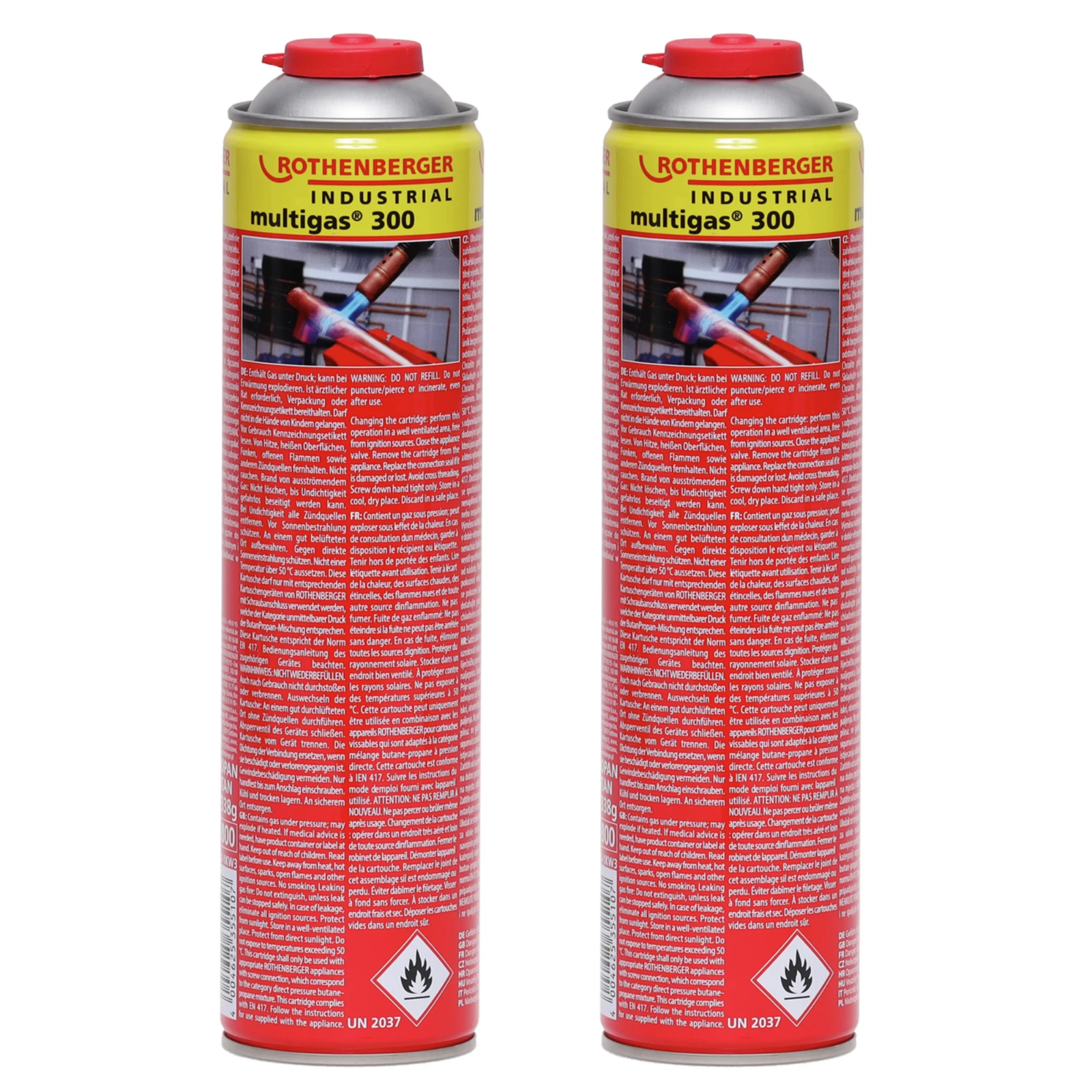 Rothenberger Multigas 300 Duopack (2x600ml)