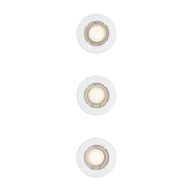 Philips Inbouwverlichting Peridot RD wit - zonder lamp (3 stuks)