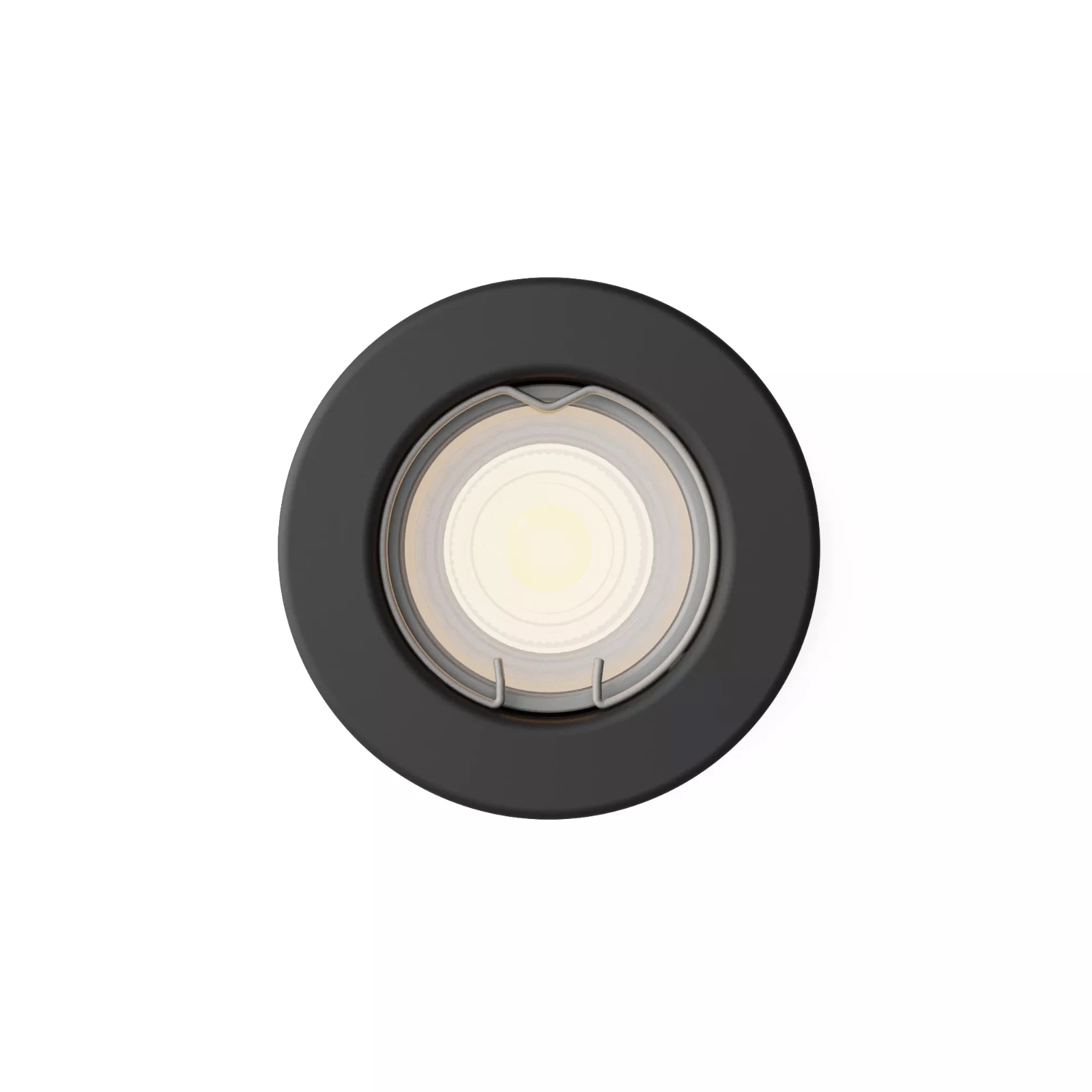 Philips Inbouwverlichting Peridot RD zwart - zonder lamp