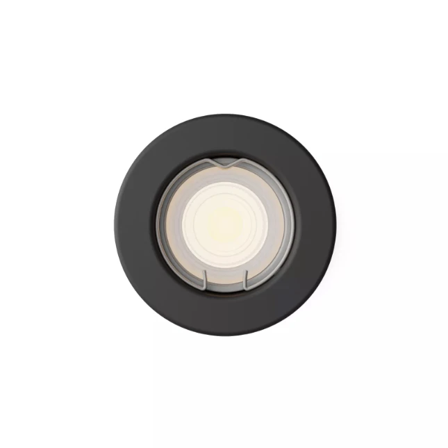 Philips Inbouwverlichting Peridot RD zwart - zonder lamp