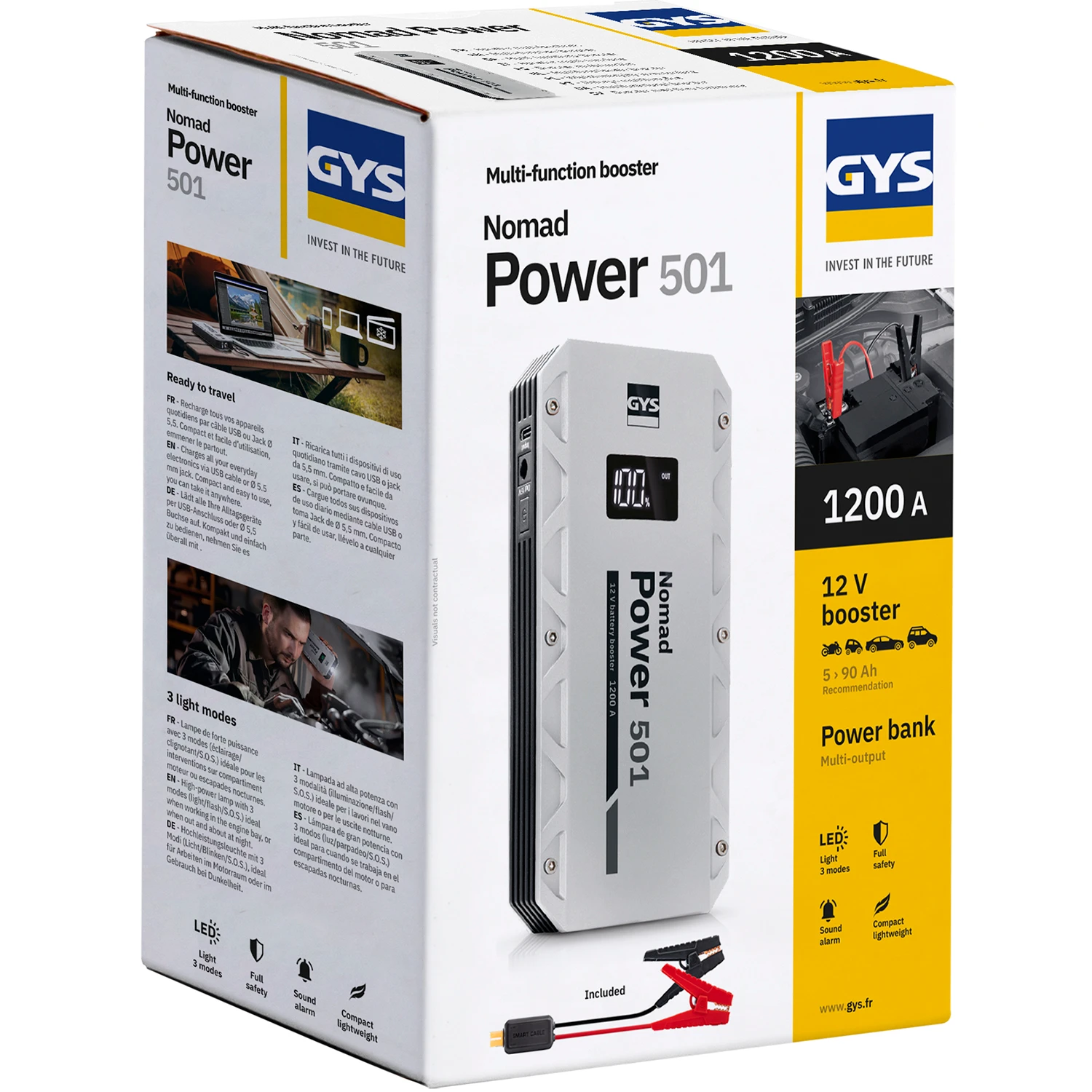 GYS Startbooster Nomad Power 501 12V