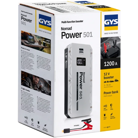 GYS Startbooster Nomad Power 501 12V