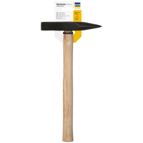 GYS Pikeerhamer PRO 285 mm - houten handvat (FSC)
