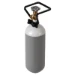 Bouteille d'oxygène acier leger 2 l, pleine