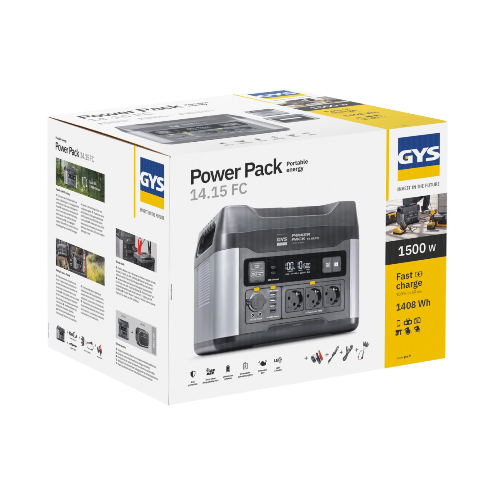 GYS Powerstation Power Pack 14.15 Fast Charge
