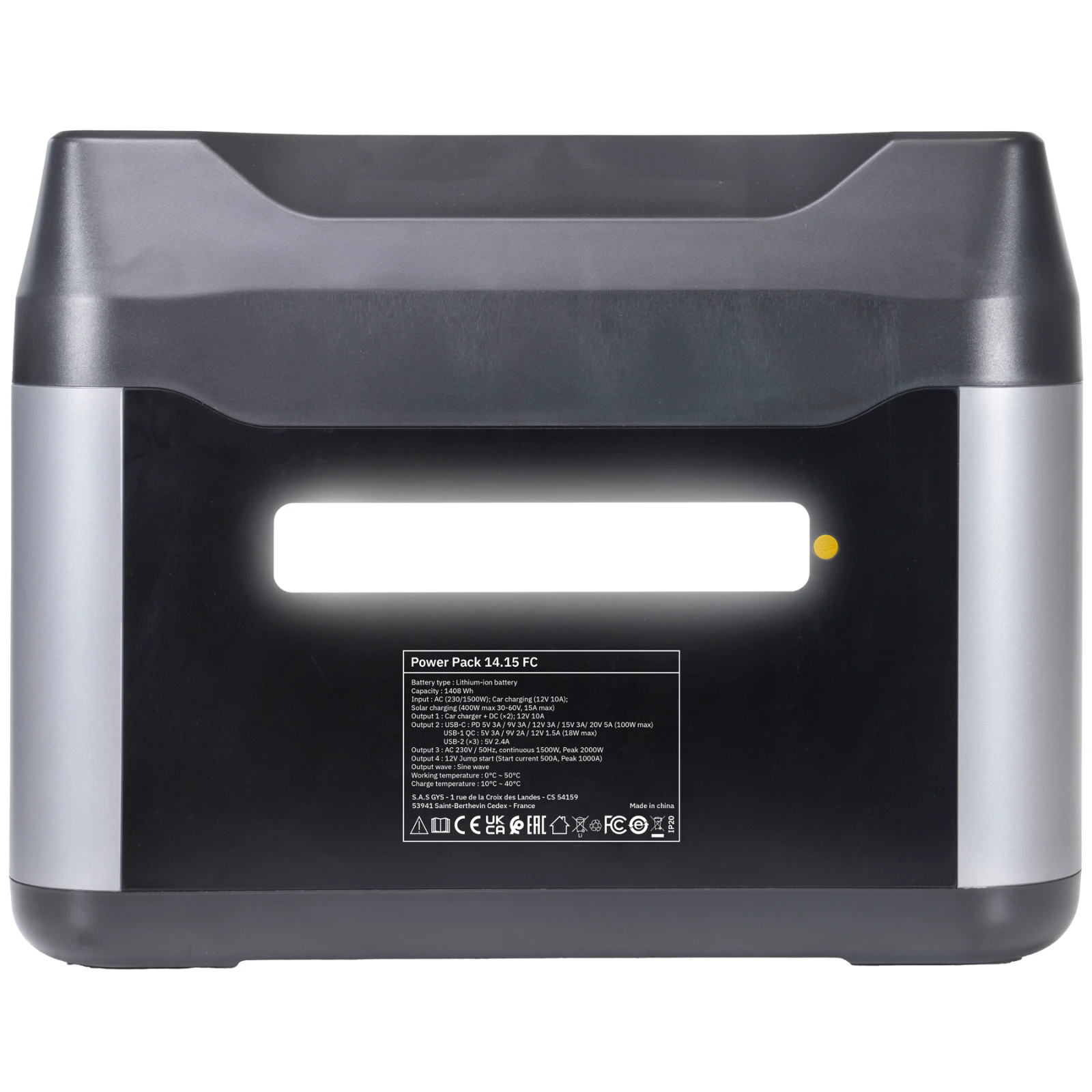 GYS Powerstation Power Pack 14.15 Fast Charge