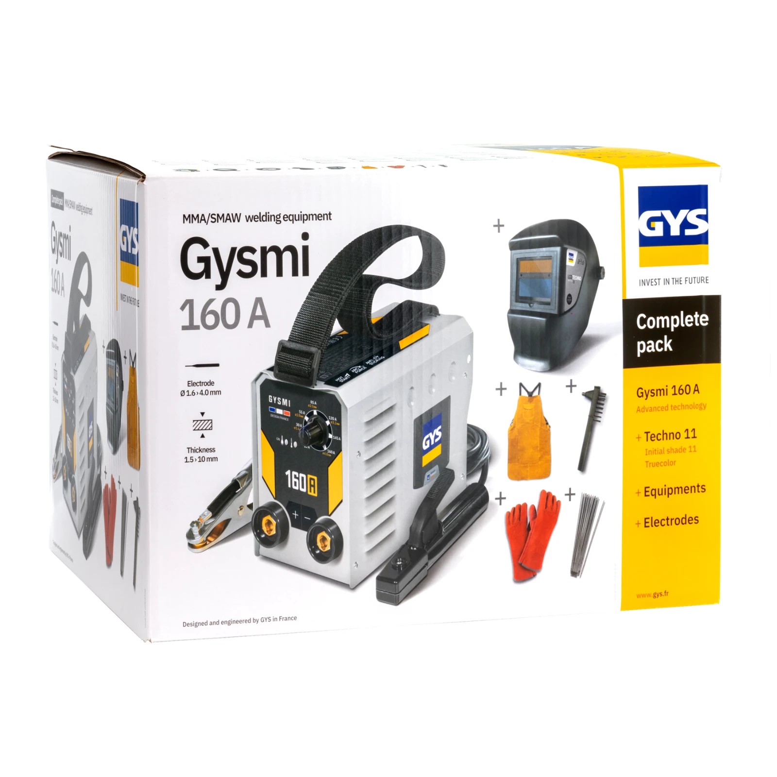 GYS Lasinverter GYSMI 160A - kofferset compleet
