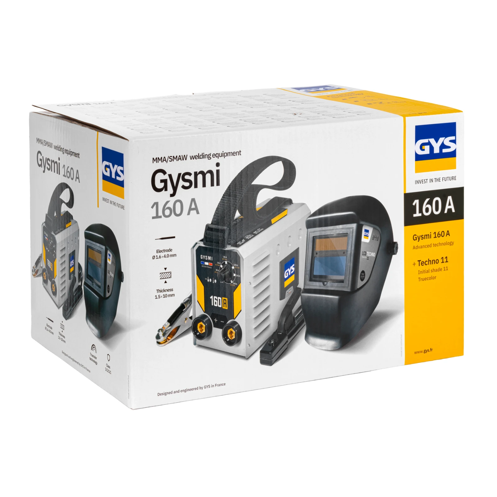 GYS Lasinverter GYSMI 160A  + Lashelm LCD Techno 11 True Color