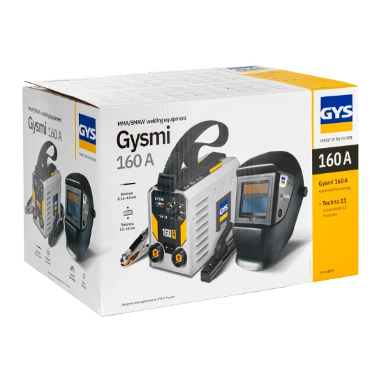 GYS Lasinverter GYSMI 160A  + Lashelm LCD Techno 11 True Color