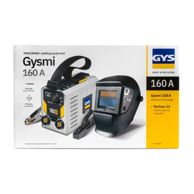 GYS Lasinverter GYSMI 160A  + Lashelm LCD Techno 11 True Color