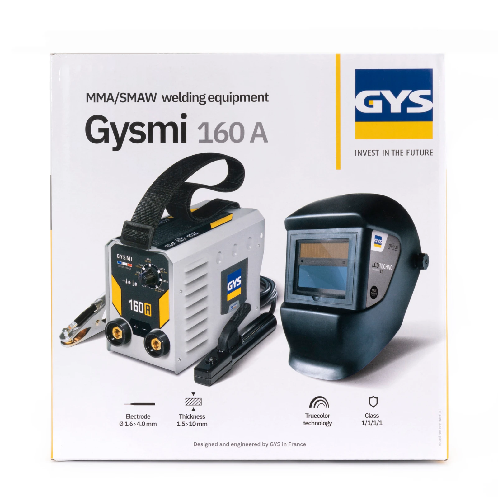 GYS Lasinverter GYSMI 160A  + Lashelm LCD Techno 11 True Color