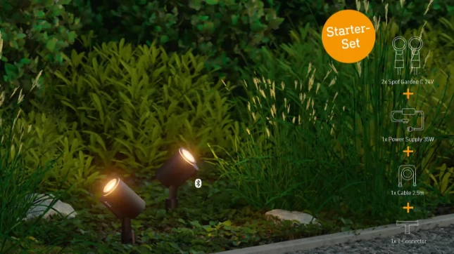 Steinel Starterset LED-prikspot Spot Garden SC 24V