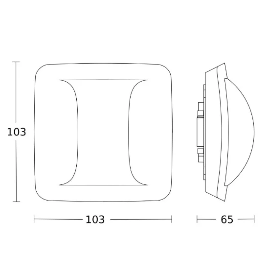 Steinel Aanwezigheidsmelder Hallway V2 KNX plafondinbouw wit