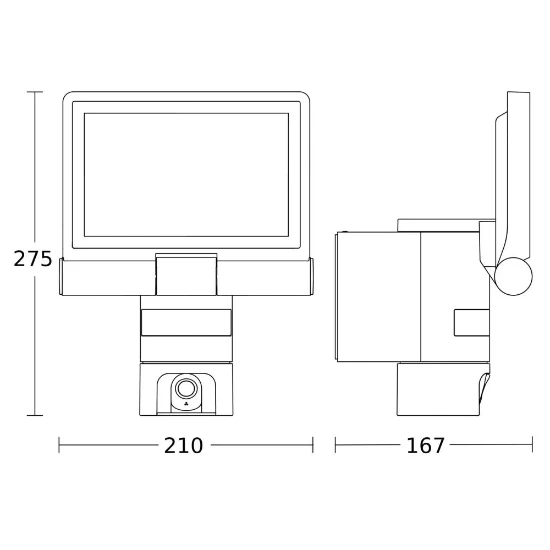 Steinel Sensor Buitenlamp XLED CAM2 SC