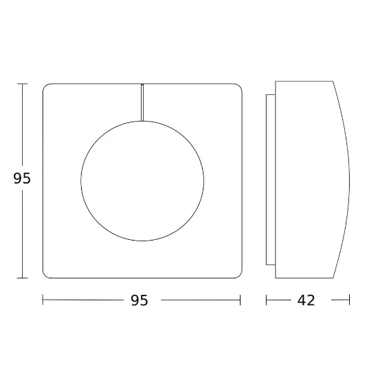 Steinel Schemerschakelaar Light Sensor Dual DALI-2 vierkant