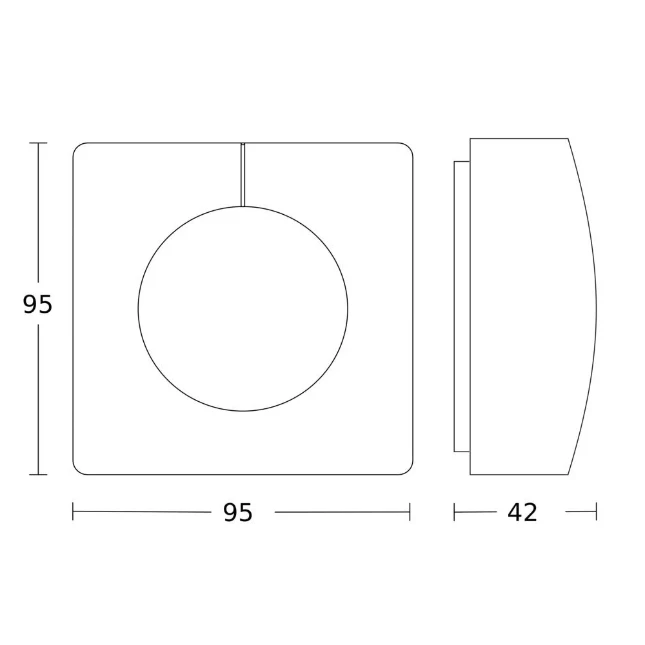Steinel Schemerschakelaar Light Sensor Dual DALI-2 vierkant