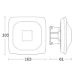 Steinel Aanwezigheidsmelder HF 360-2 V2 COM1 DE WS wit