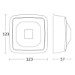 Steinel Aanwezigheidsmelder HF 360-2 V2 COM1 AP WS wit