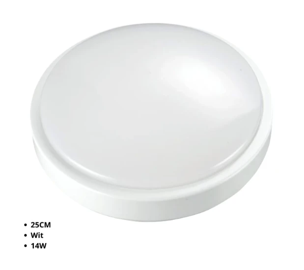 RELED LED-plafonnière wit 14W IP20 78 LED 25 cm