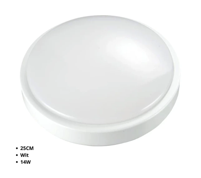 RELED LED-plafonnière wit 14W IP20 78 LED 25 cm