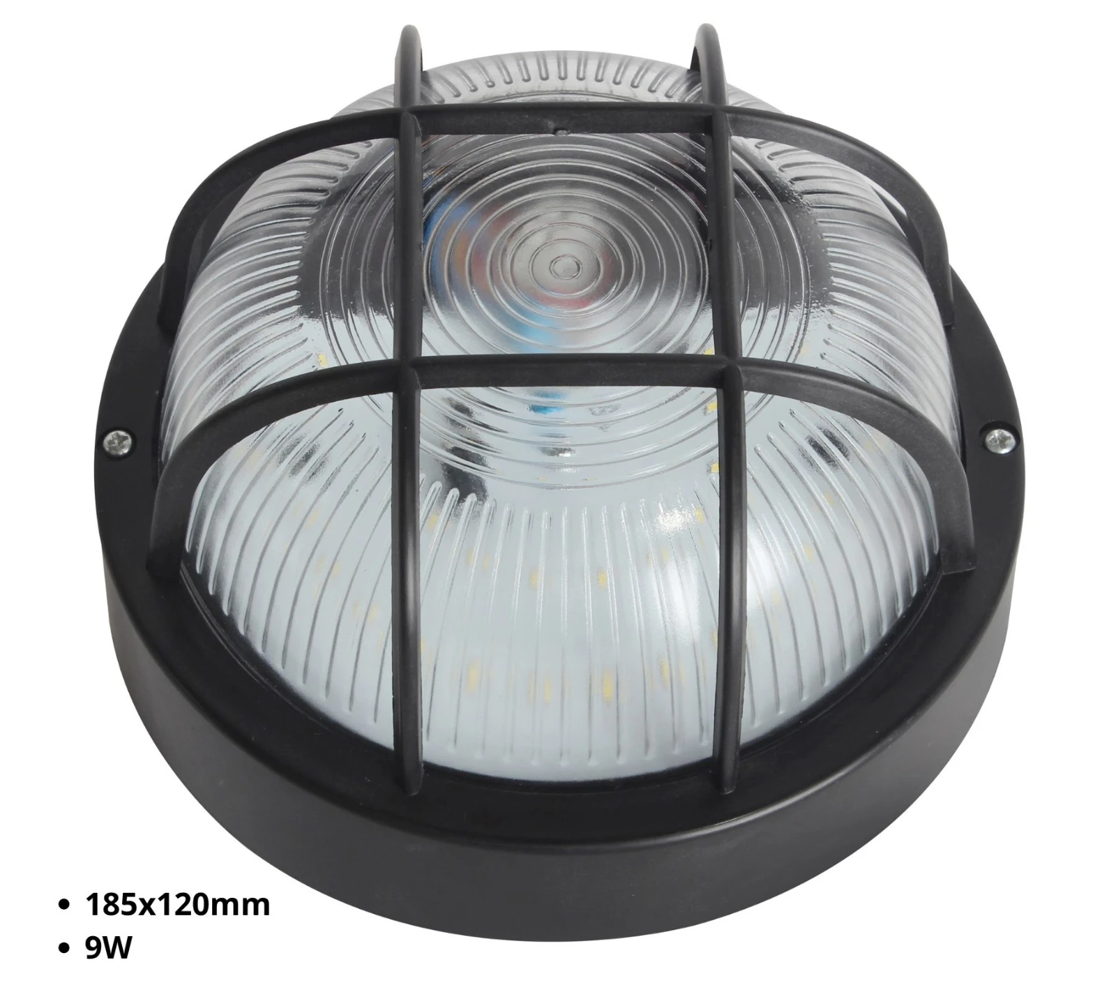 RELED Buitenwandlamp rond 9W 185x120 mm - scheepslamp