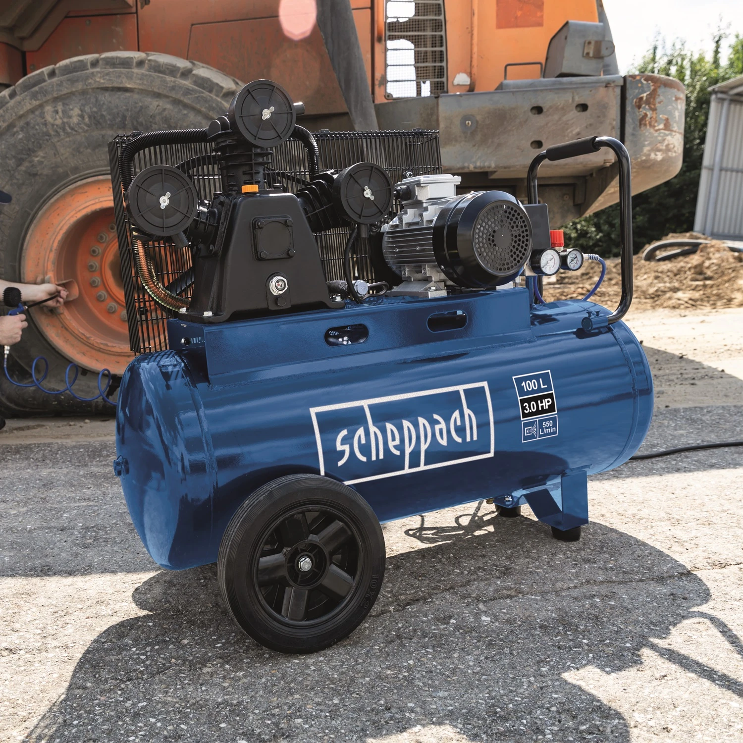 Scheppach Compressor HC550TC 100L 230V