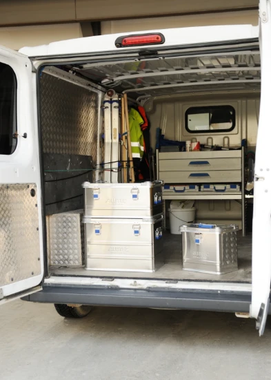Alutec Aluminium kist INDUSTRY 157 - zilver