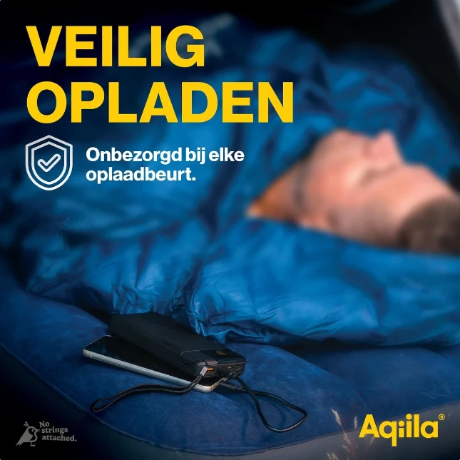 Aqiila Powerbank Powerbird B20+ 65W 20000mAh zwart