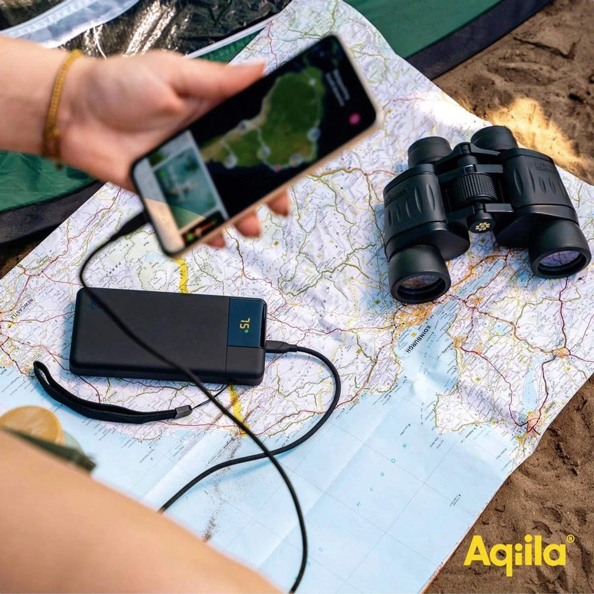 Aqiila Powerbank Powerbird B20+ 65W 20000mAh zwart