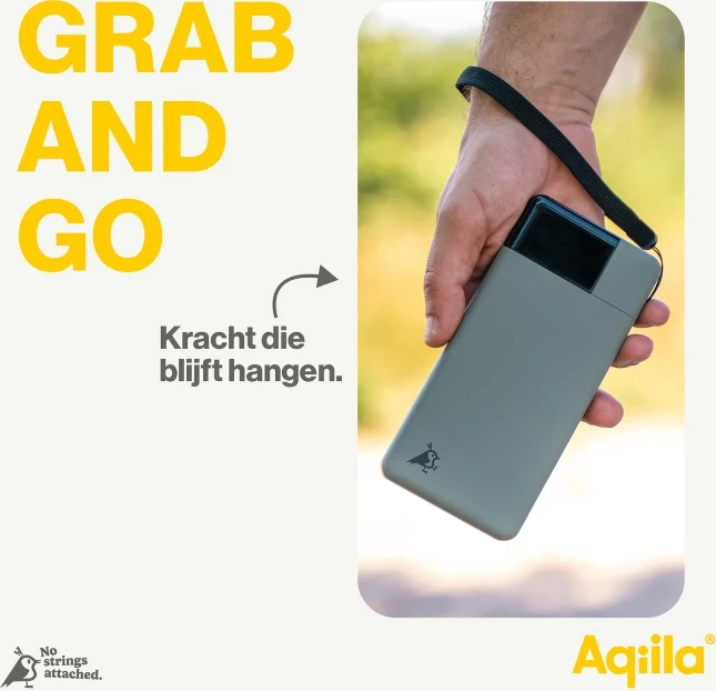Aqiila Powerbank Powerbird B20+ 65W 20000mAh groen