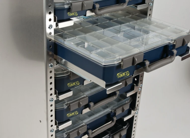 Raaco CarryLite Opbergrek S293 met 6 koffers