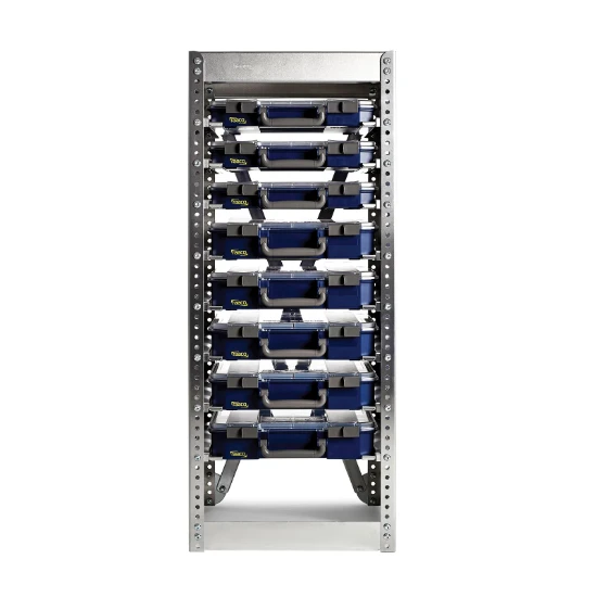 Raaco CarryLite Opbergrek S258 met 8 koffers