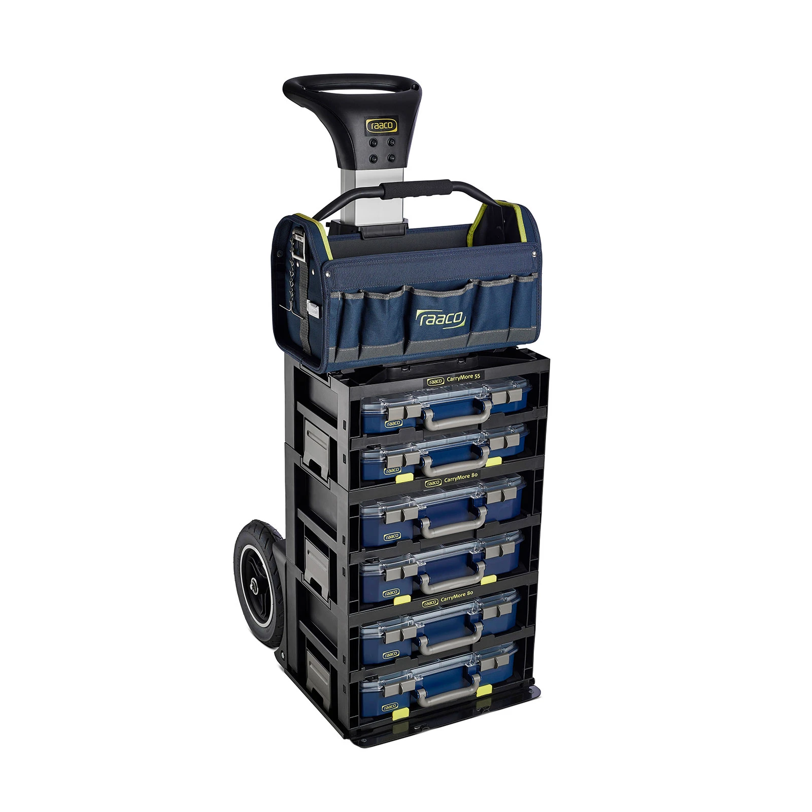 Raaco CarryMore Trolley en CarryMore Mix 2 + Gereedschapstas
