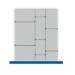 bott Cubio indelingsassortiment 9 compartimenten 650x750x150 mm